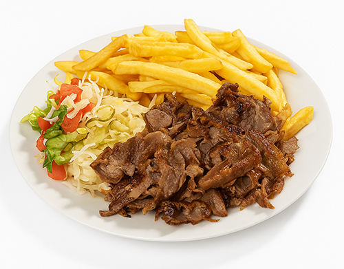 Shaorma de vita la farfurie